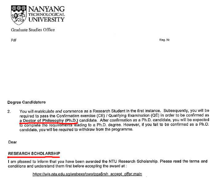 斑马博士，斑马博士留学中心，Nanyang Technological University， PHD in Psychology，新加坡南洋理工大学，心理学博士