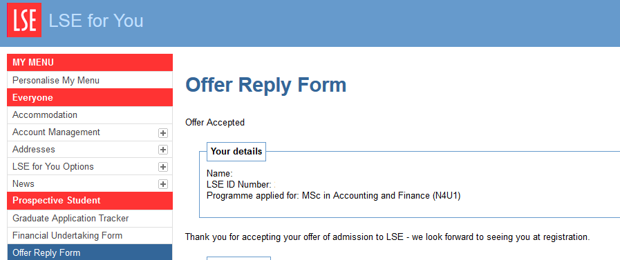 lse msc accounting and finance