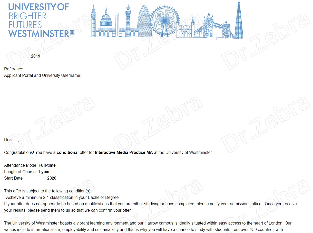 斑马博士、斑马博士留学中心、University of Westminster、 MA Interactive Media Practice、 威斯敏斯特大学、互动媒体实践硕士 斑马博士、斑马博士留学中心、University of Westminster、 MA Interactive Media Practice、 威斯敏斯特大学、互动媒体实践硕士