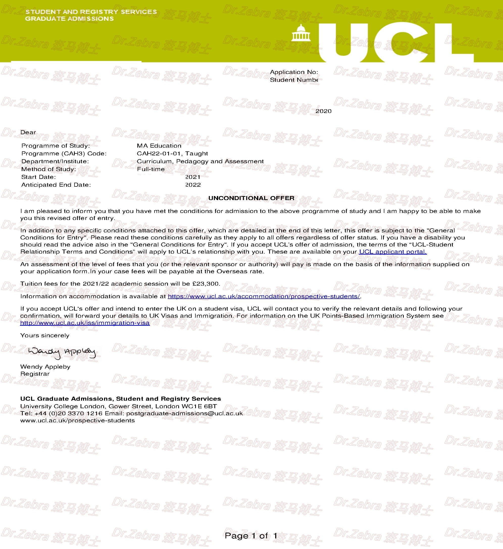斑马博士、斑马博士留学中心、伦敦大学学院、University College London 、UCL、MA Education、 教育学硕士 斑马博士、斑马博士留学中心、伦敦大学学院、University College London 、UCL、MA Education、 教育学硕士