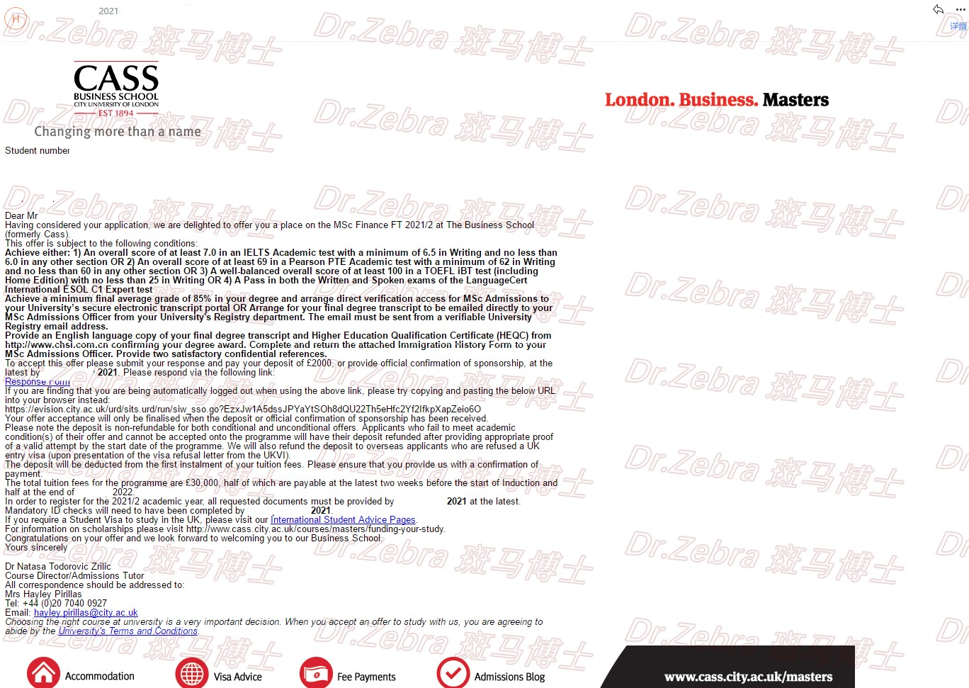 斑马博士、斑马博士留学中心、Cass Business School、 MSc Finance 、卡斯商学院、金融硕士 斑马博士、斑马博士留学中心、Cass Business School、 MSc Finance 、卡斯商学院、金融硕士