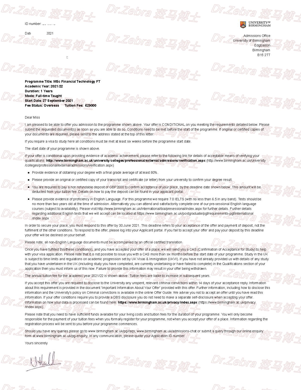 斑马博士、斑马博士留学中心、伯明翰大学、 University of Birmingham 、MSc Financial Technology、金融科技硕士 斑马博士、斑马博士留学中心、伯明翰大学、 University of Birmingham 、MSc Financial Technology、金融科技硕士