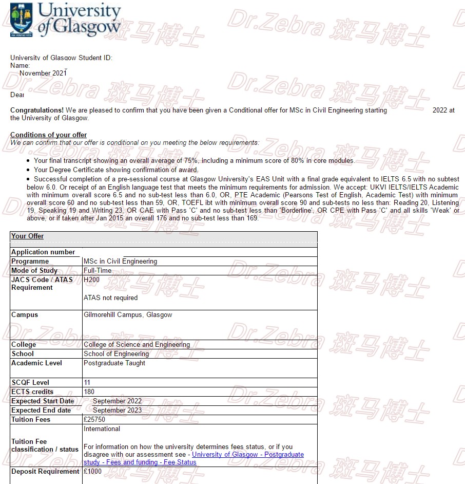 斑马博士、斑马博士留学中心、格拉斯哥大学、University of Glasgow 、MSc Civil Engineering 、土木工程硕士 斑马博士、斑马博士留学中心、格拉斯哥大学、University of Glasgow 、MSc Civil Engineering 、土木工程硕士