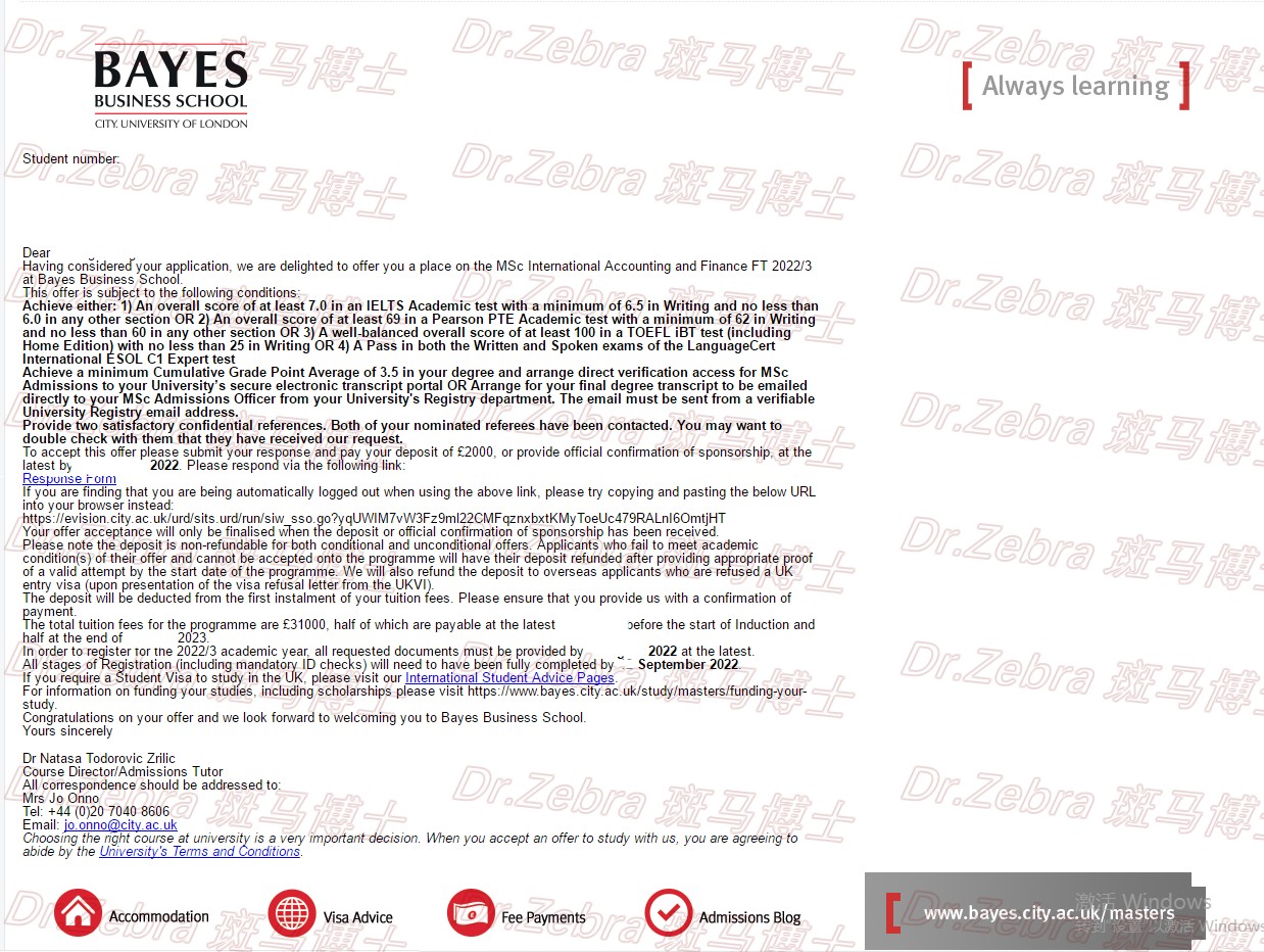 斑马博士、斑马博士留学中心、贝叶斯商学院 、Bayes Business School 、MSc International Accounting and Finance 、国际会计与金融硕士 斑马博士、斑马博士留学中心、贝叶斯商学院 、Bayes Business School 、MSc International Accounting and Finance 、国际会计与金融硕士