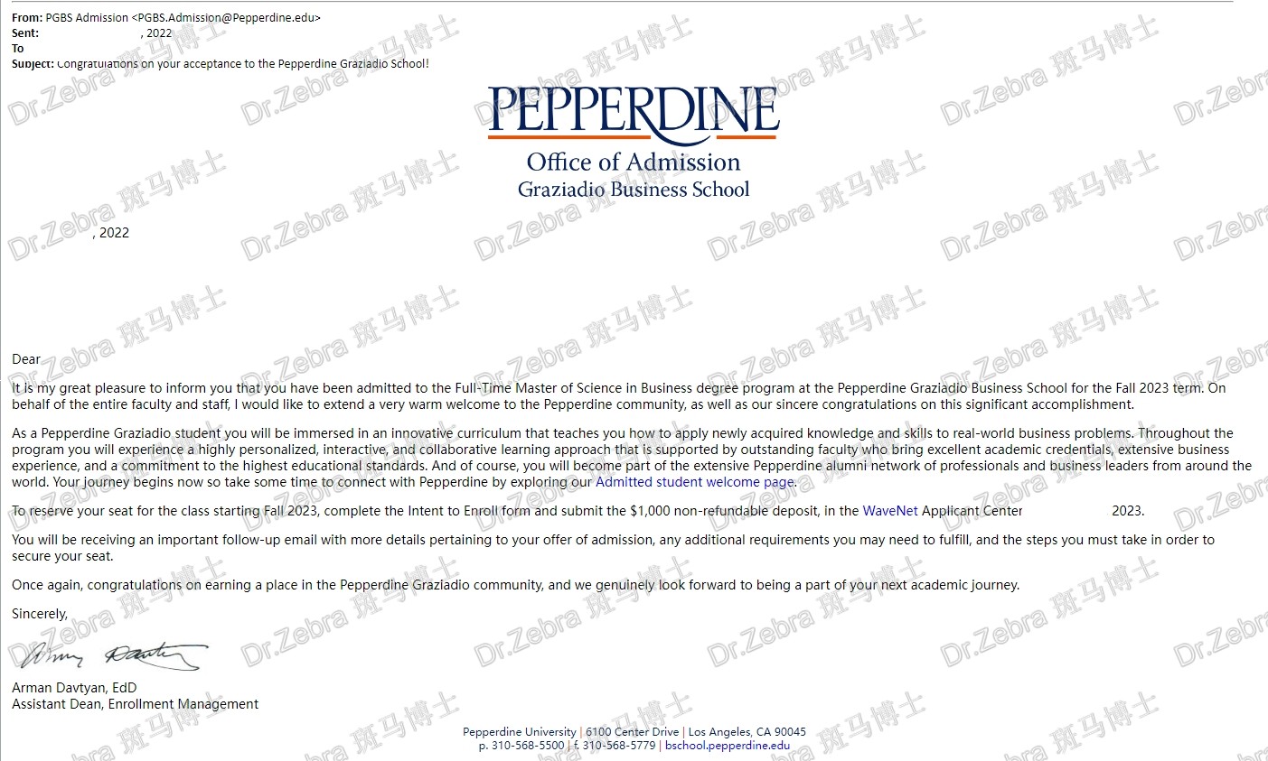 斑马博士、斑马博士留学中心、佩珀代因大学 、Pepperdine University 、Master of Science in Business Program、 商业硕士 斑马博士、斑马博士留学中心、佩珀代因大学 、Pepperdine University 、Master of Science in Business Program、 商业硕士