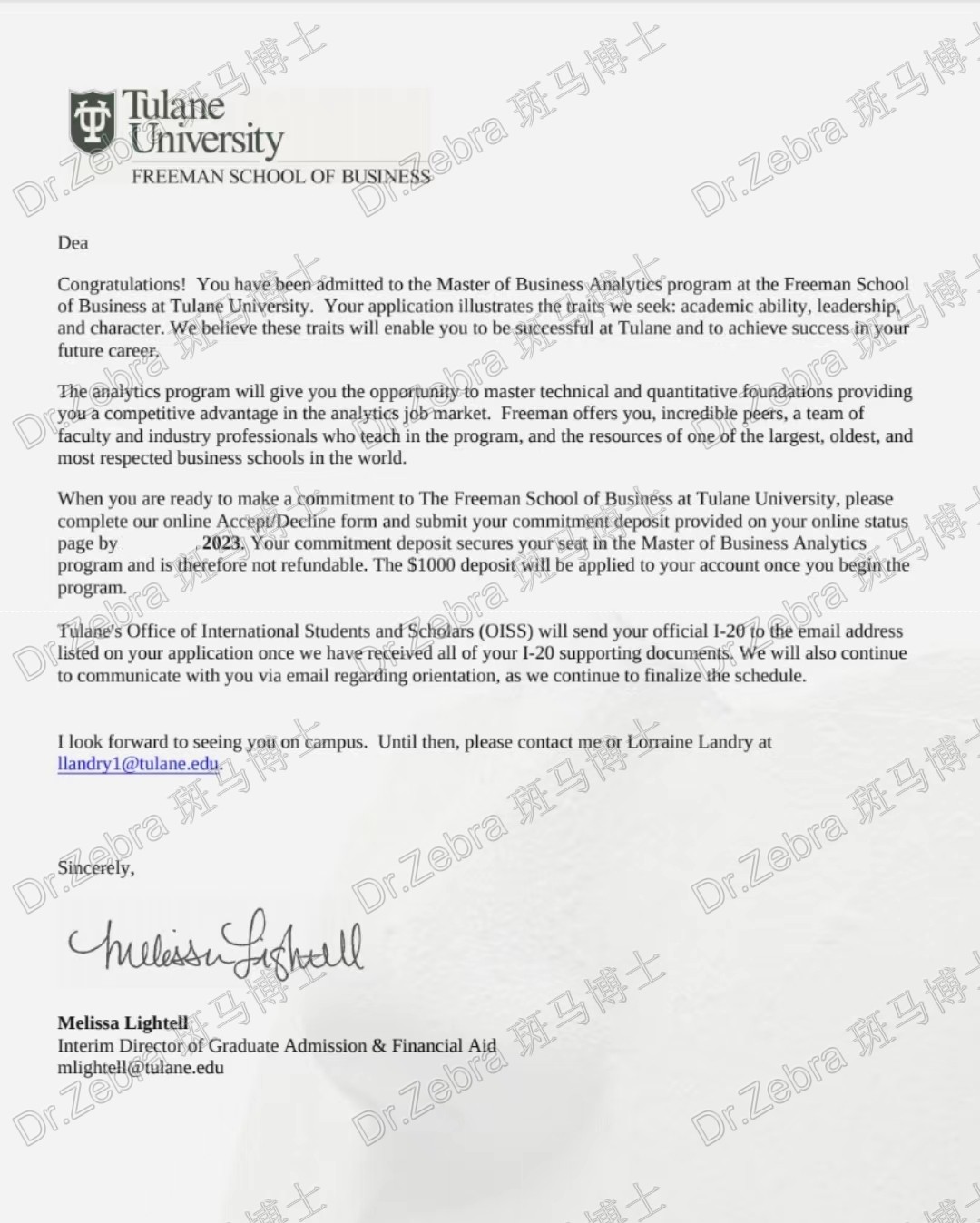 斑马博士、斑马博士留学中心、杜兰大学、Tulane University 、Master of Business Analytics、商业分析硕士 斑马博士、斑马博士留学中心、杜兰大学、Tulane University 、Master of Business Analytics、商业分析硕士